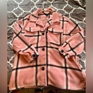 Rue+ 2x Light Pink Plaid Jacket